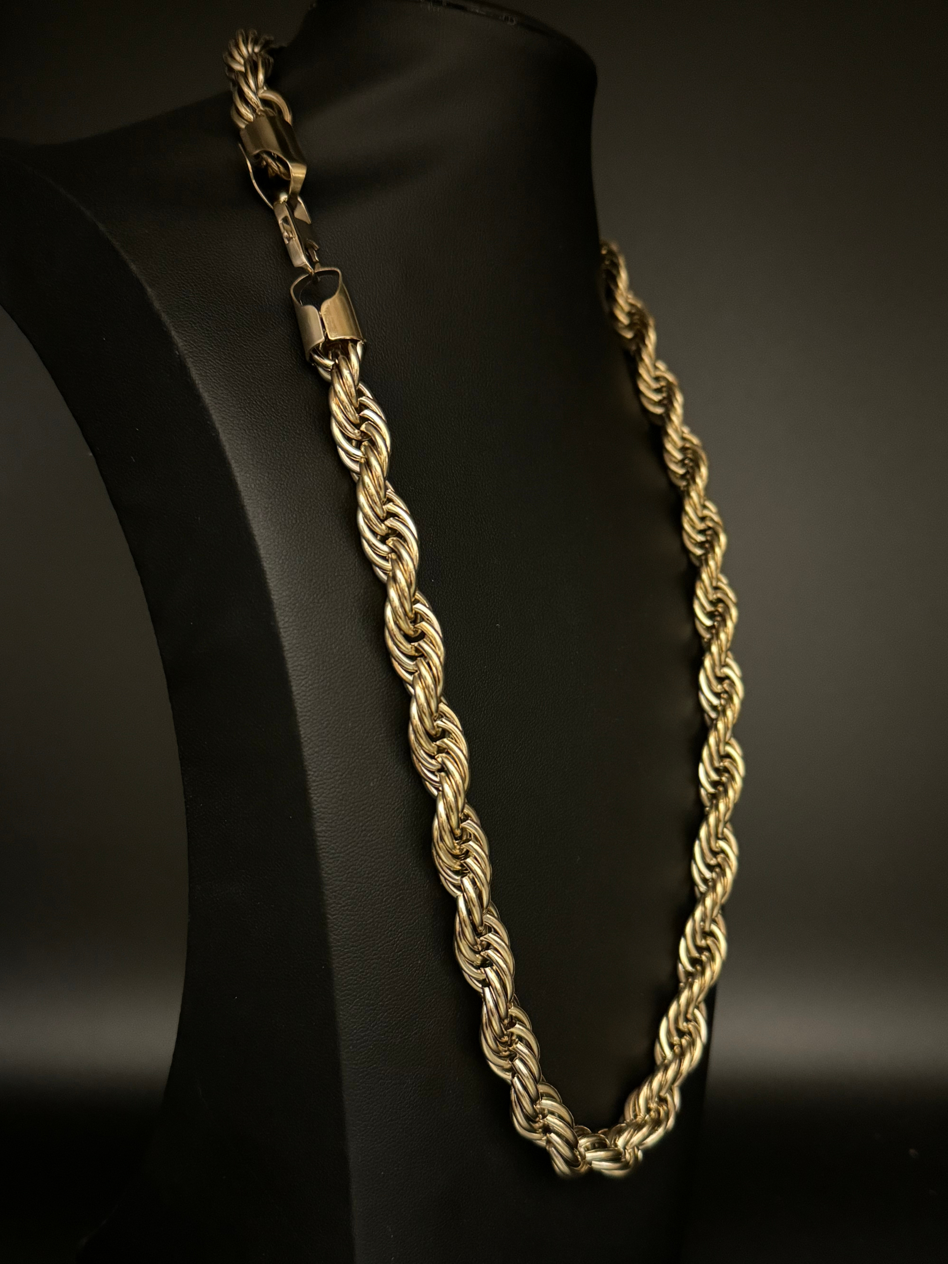 9ct Gold Filled Rope Chain 10mm