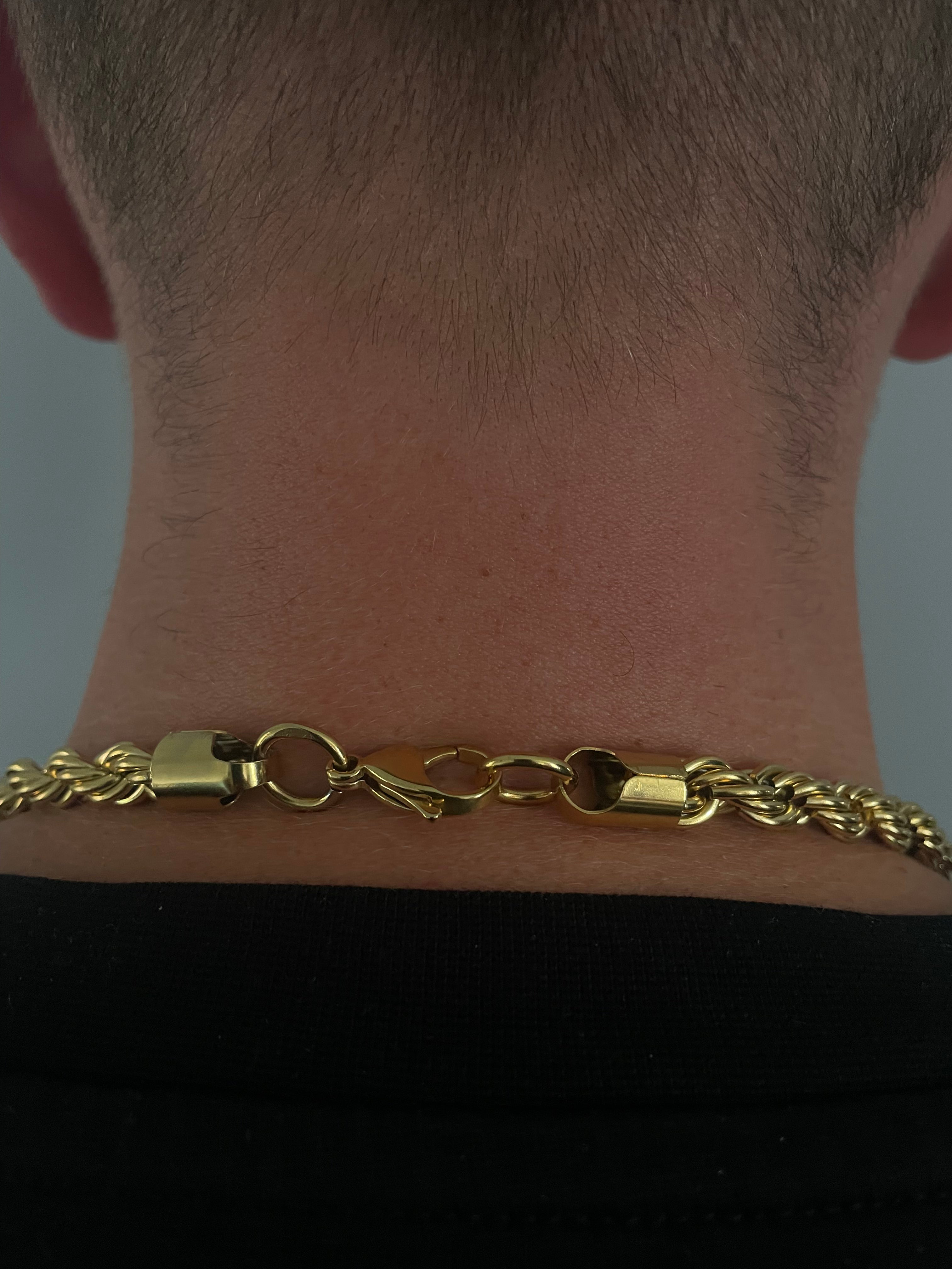 9ct Gold Filled Rope Chain 8mm