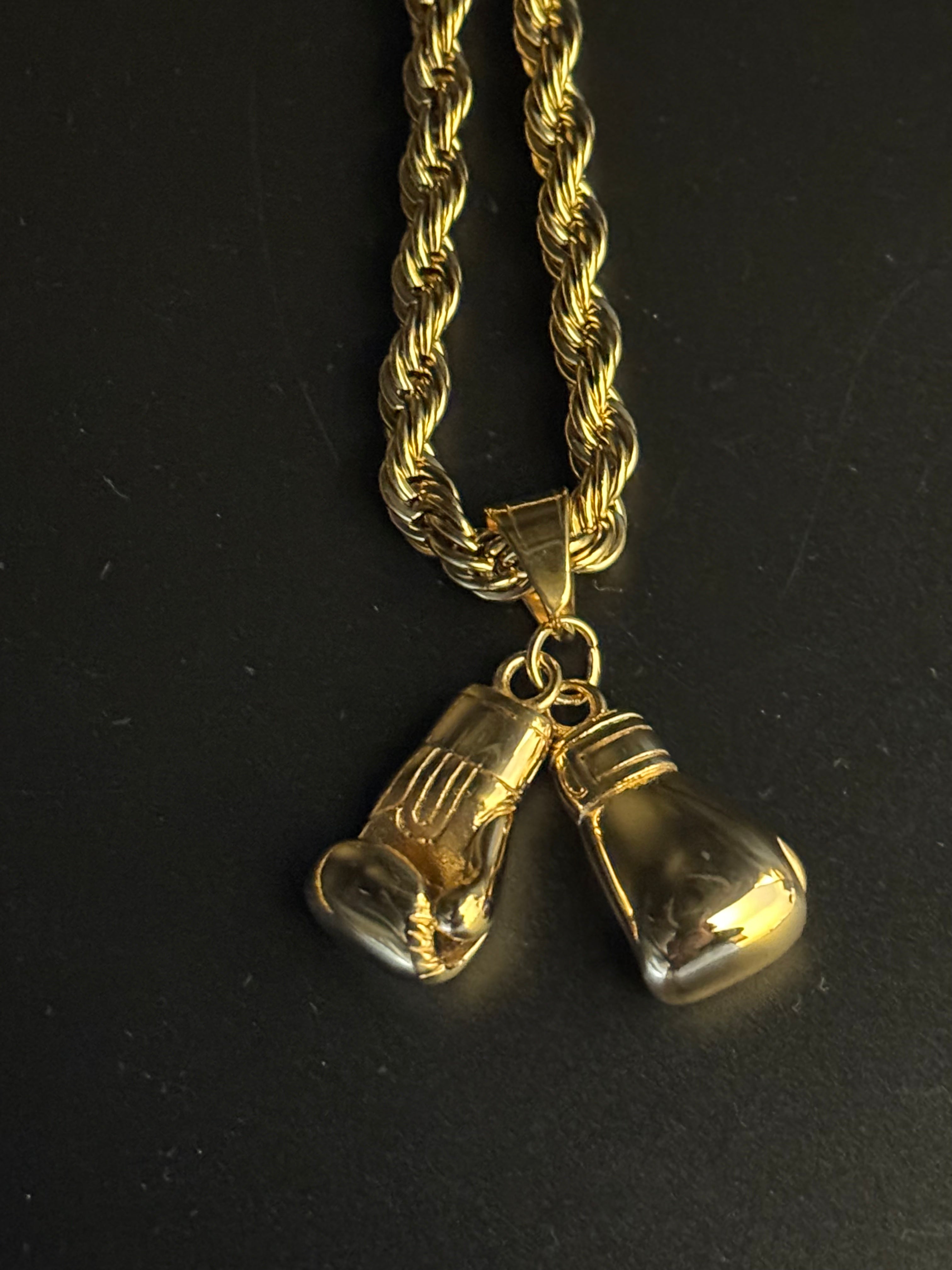 9ct Gold Filled Boxing Glove Pendant