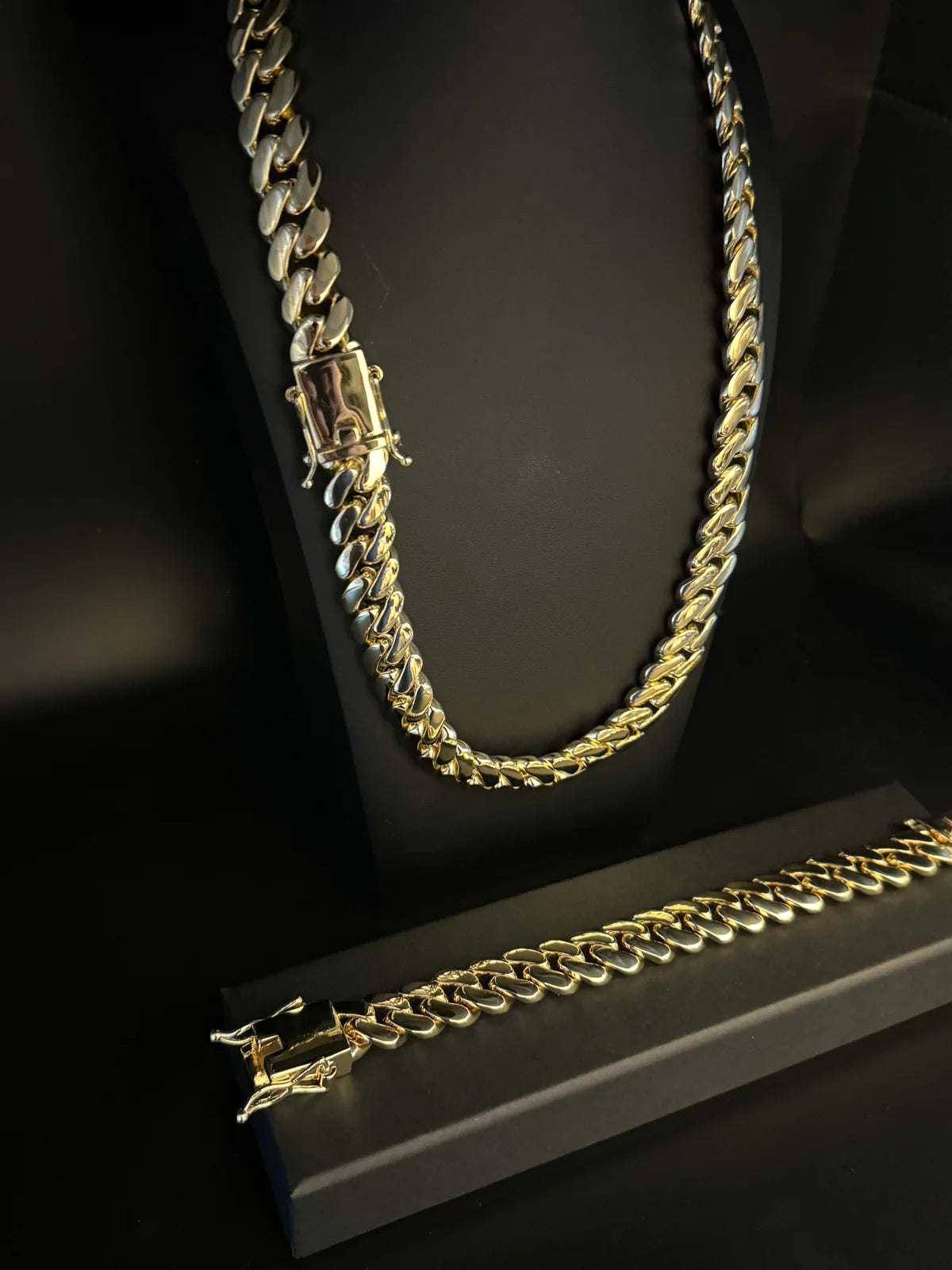 9ct Gold Filled Cuban Set 15mm
