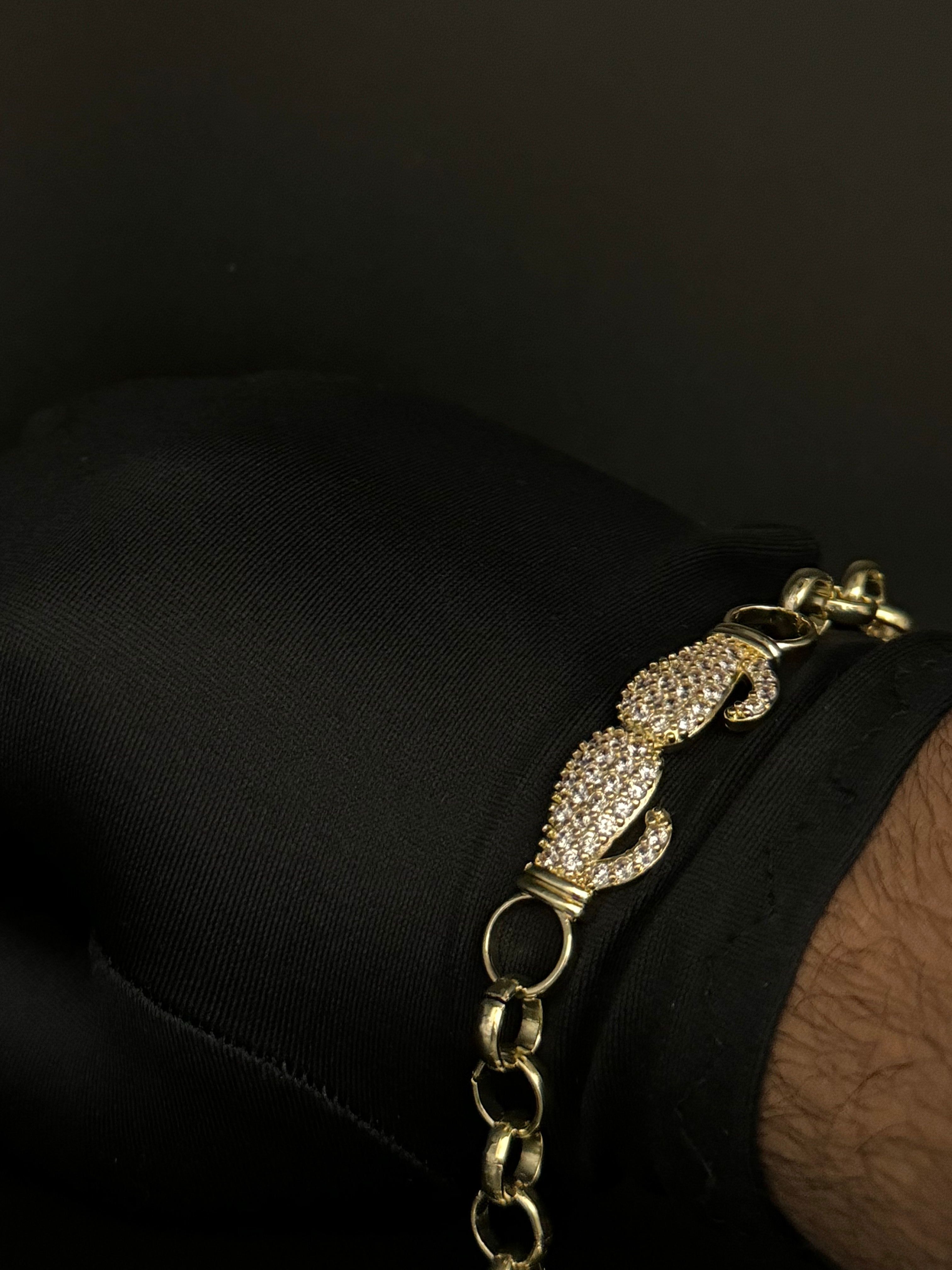 Kids Gold Filled Boxing Glove Belcher Bracelet