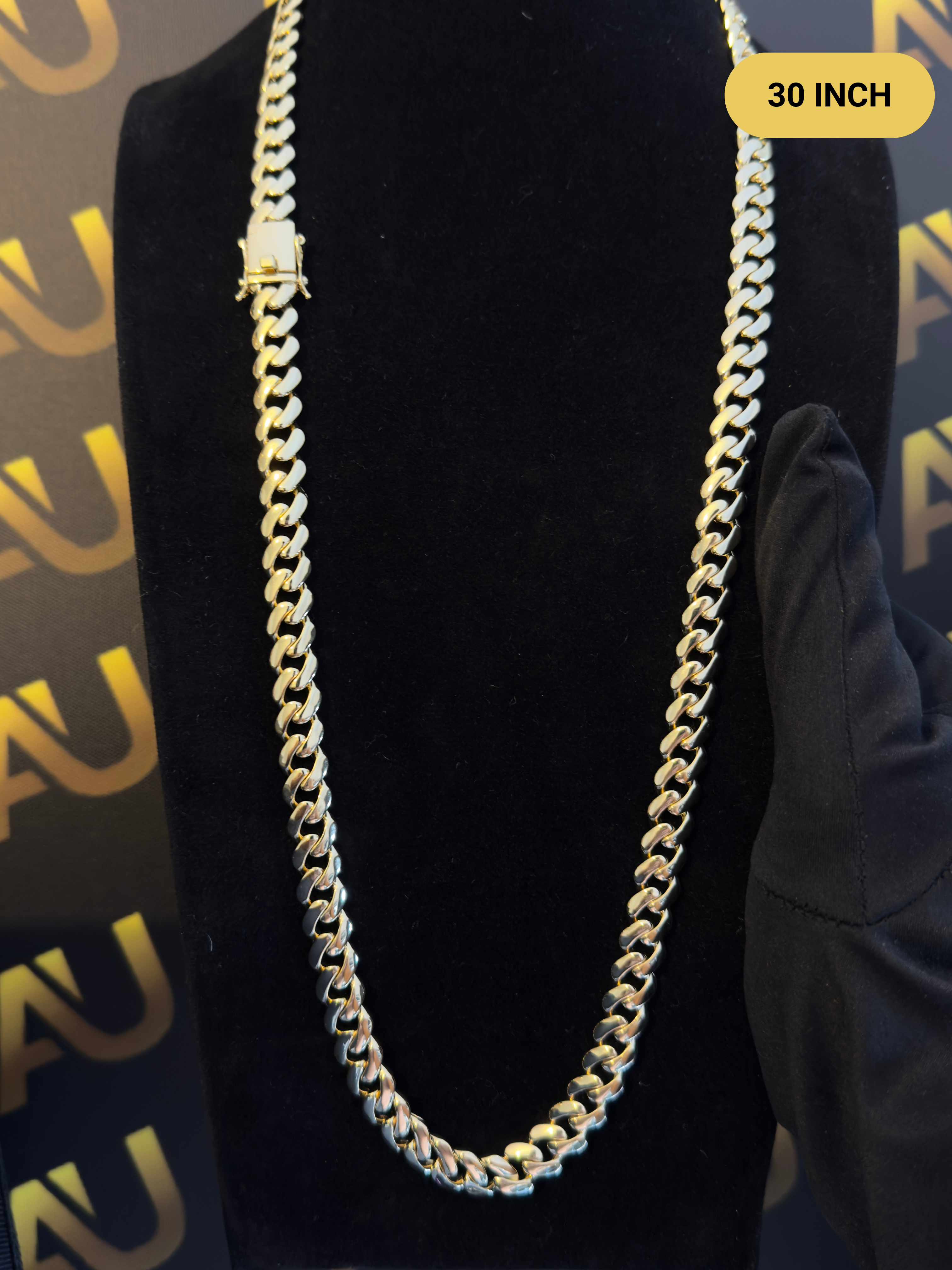 9ct Gold Filled Cuban Chain 10mm