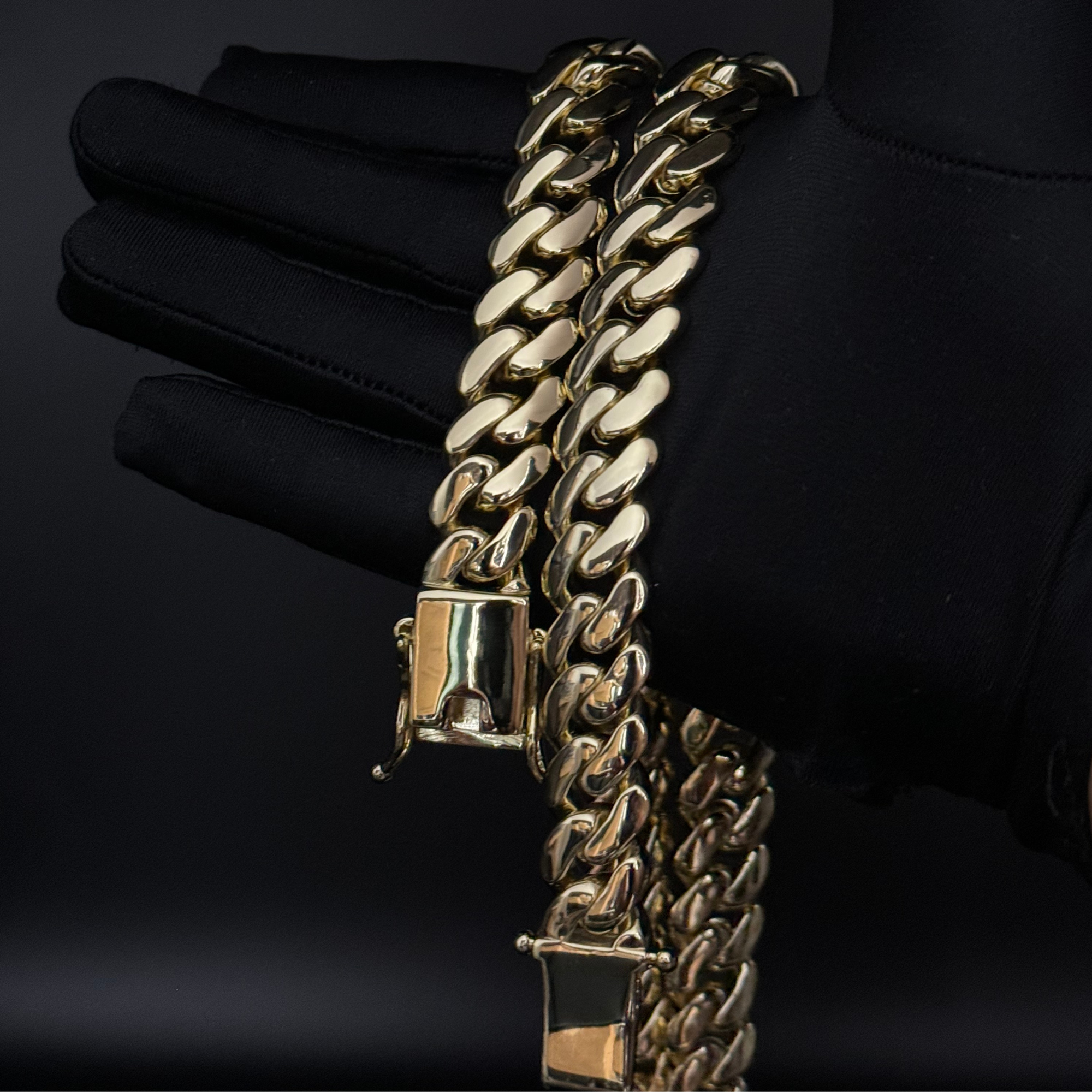 9ct Gold Filled Cuban Chain 15mm
