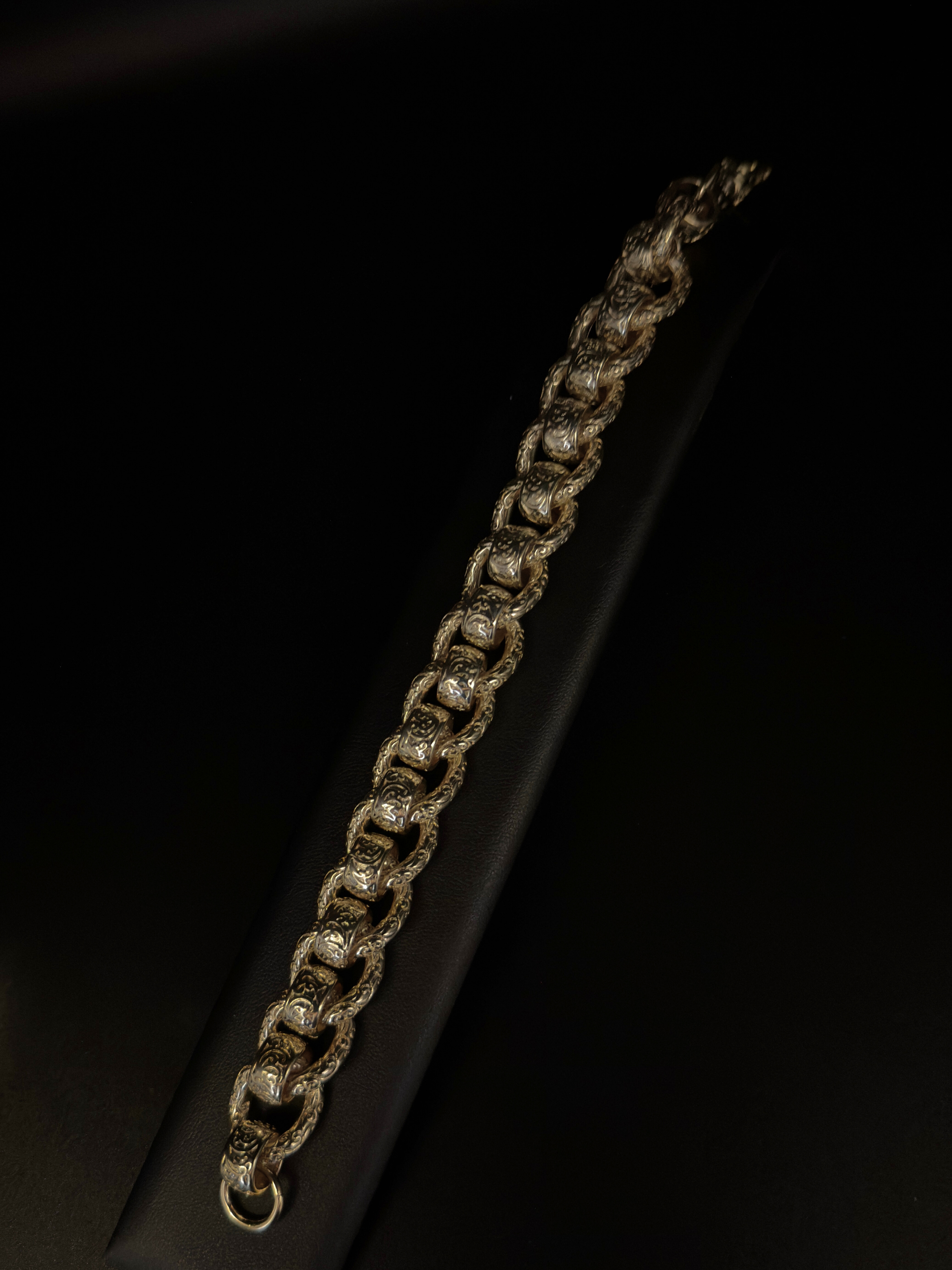 9ct Gold Filled Roller-Ball Bracelet 15mm