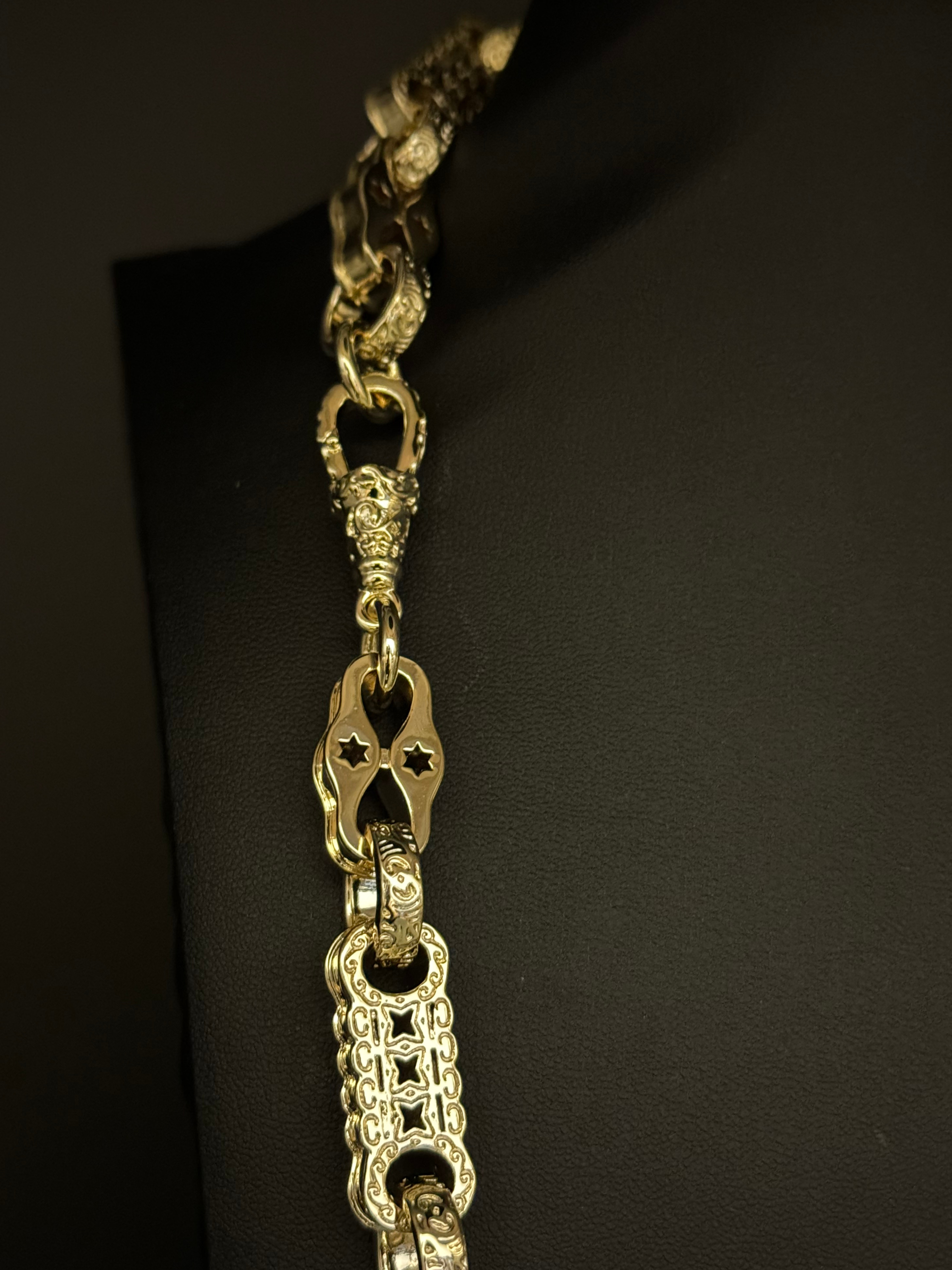 9ct Gold Filled Stars & Bars 15mm Set